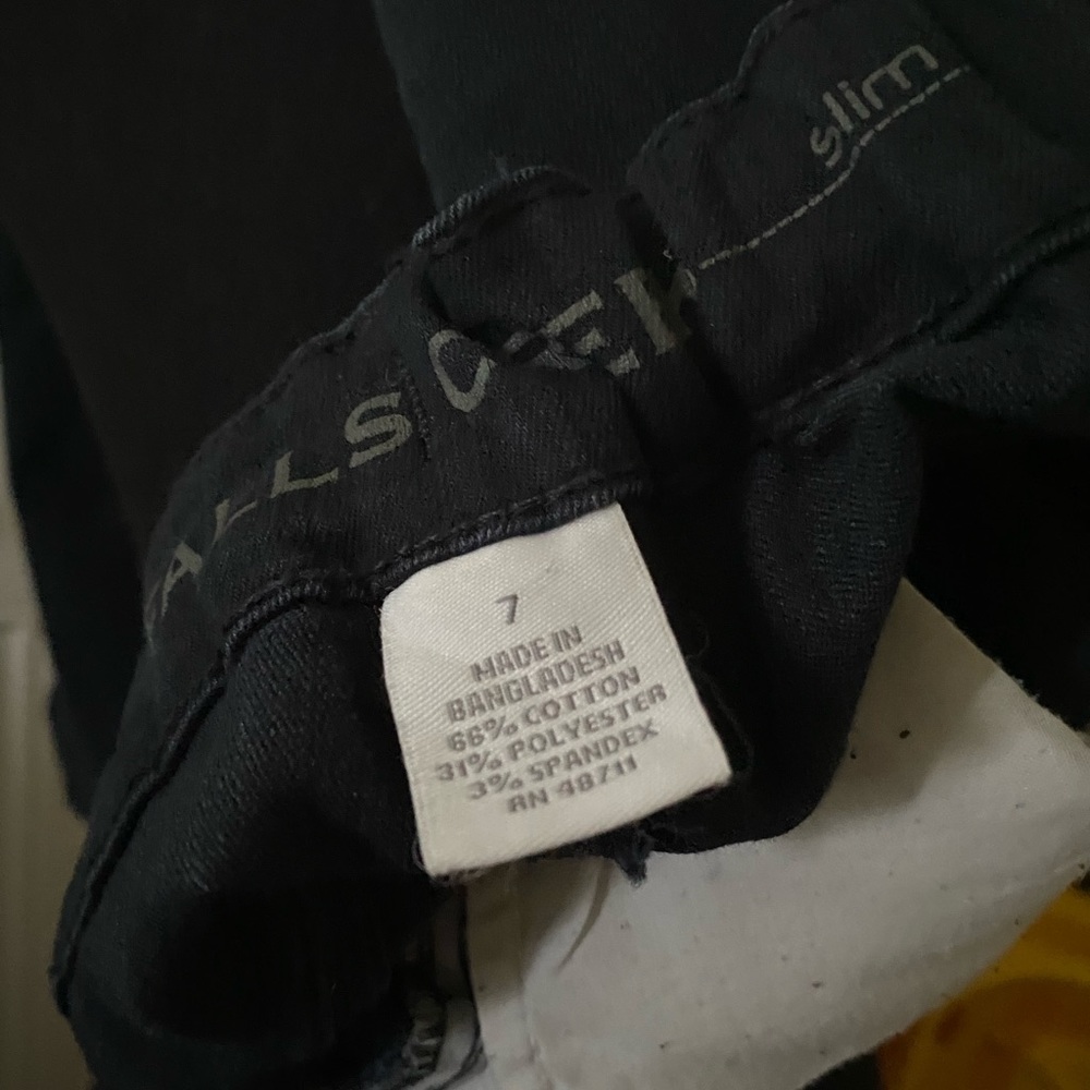 Boys slim size 7, like new jeans adjustable